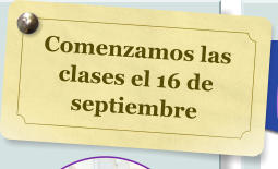 Comenzamos las clases el 15 de septiembre